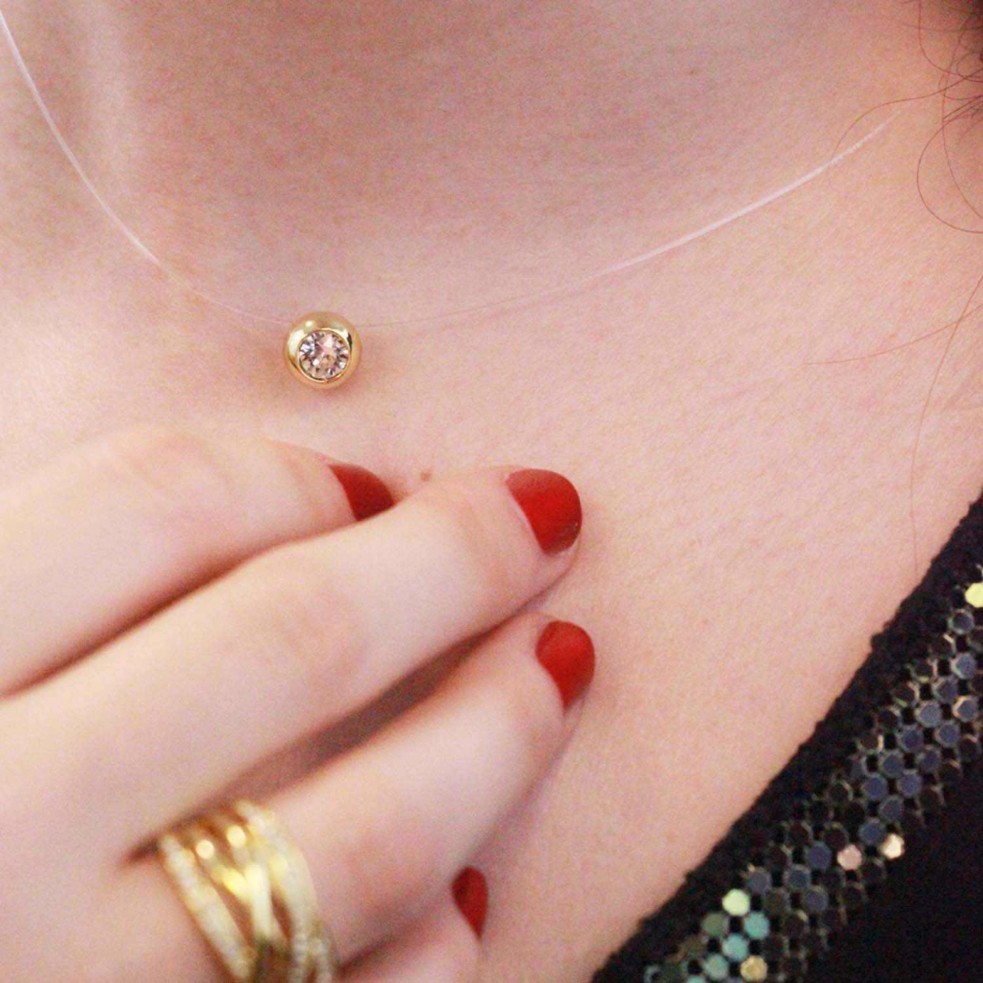 Pendentif 'Moon' pour Femmes