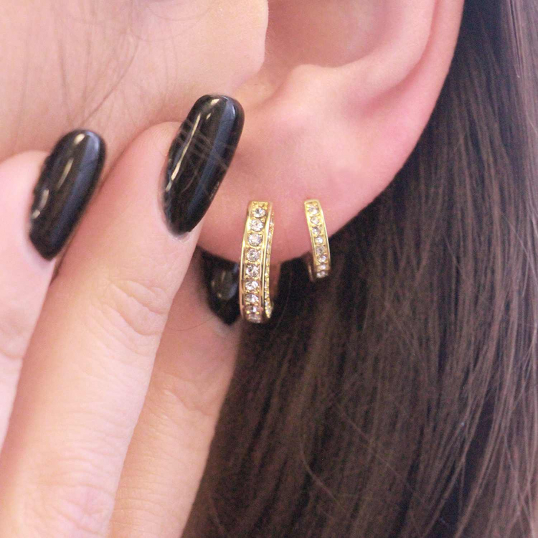 Boucles d'oreilles 'Circle Hoop' pour Femmes