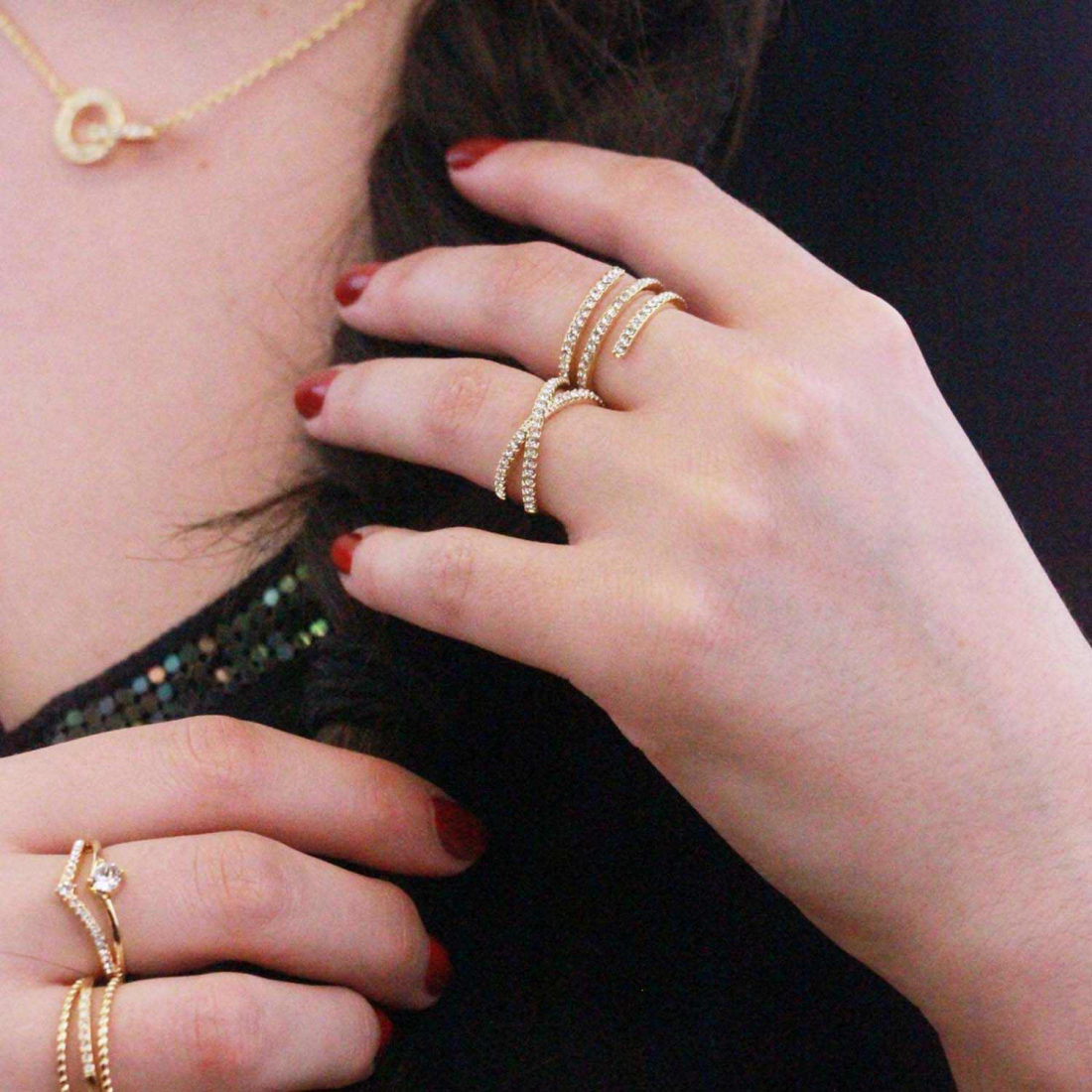 Bague 'Spiral' pour Femmes