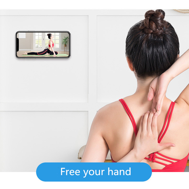 Set of two reusable suction cup mobile phone mounts