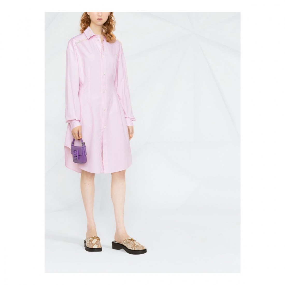 Robe chemise 'Embroidered' pour Femmes