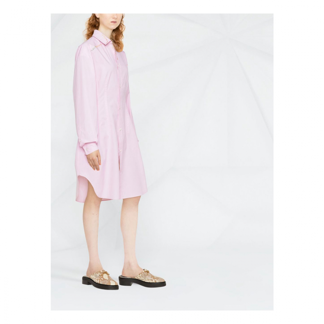 Robe chemise 'Embroidered' pour Femmes