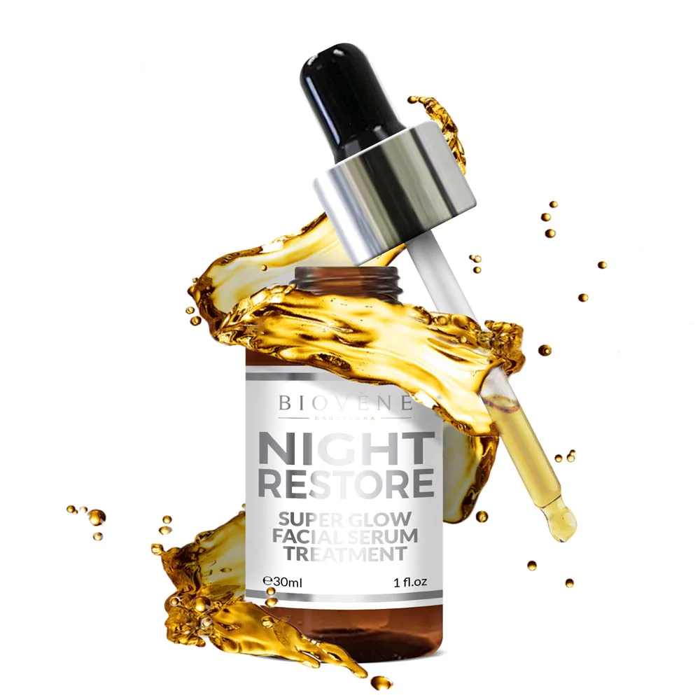 Night Restore Super Glow' Anti-Aging Night Serum - 30 ml