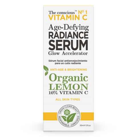 'Vitamin C Age-Defying Radiance Organic Lemon' Face Serum - 30 ml
