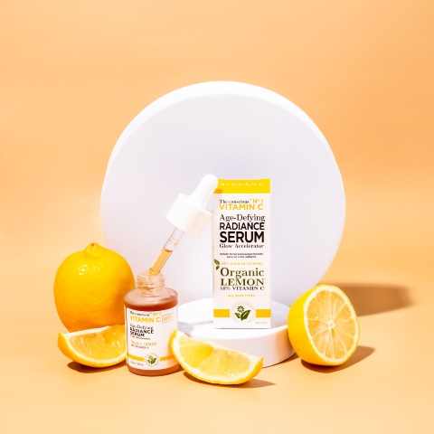 'Vitamin C Age-Defying Radiance Organic Lemon' Face Serum - 30 ml