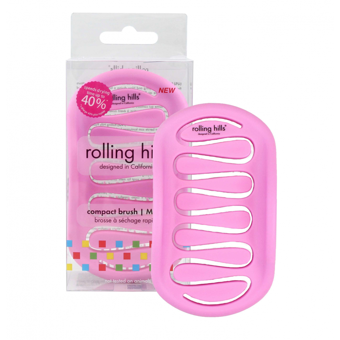 Brosse à cheveux 'Compact Maze'