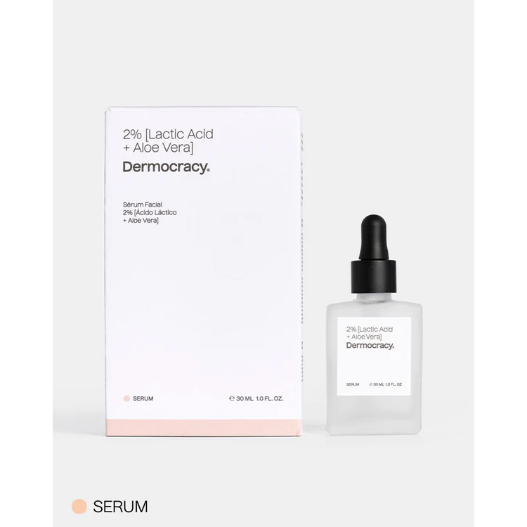 '2% Lactic Acid + Aloe Vera' Face Serum - 30 ml