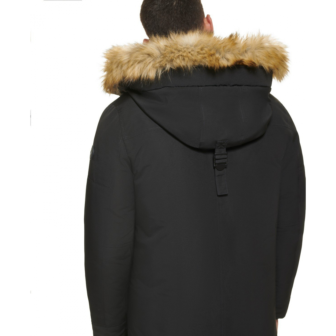 Herren's 'Long Parka with Faux-Fur Lined Hood' Jacke