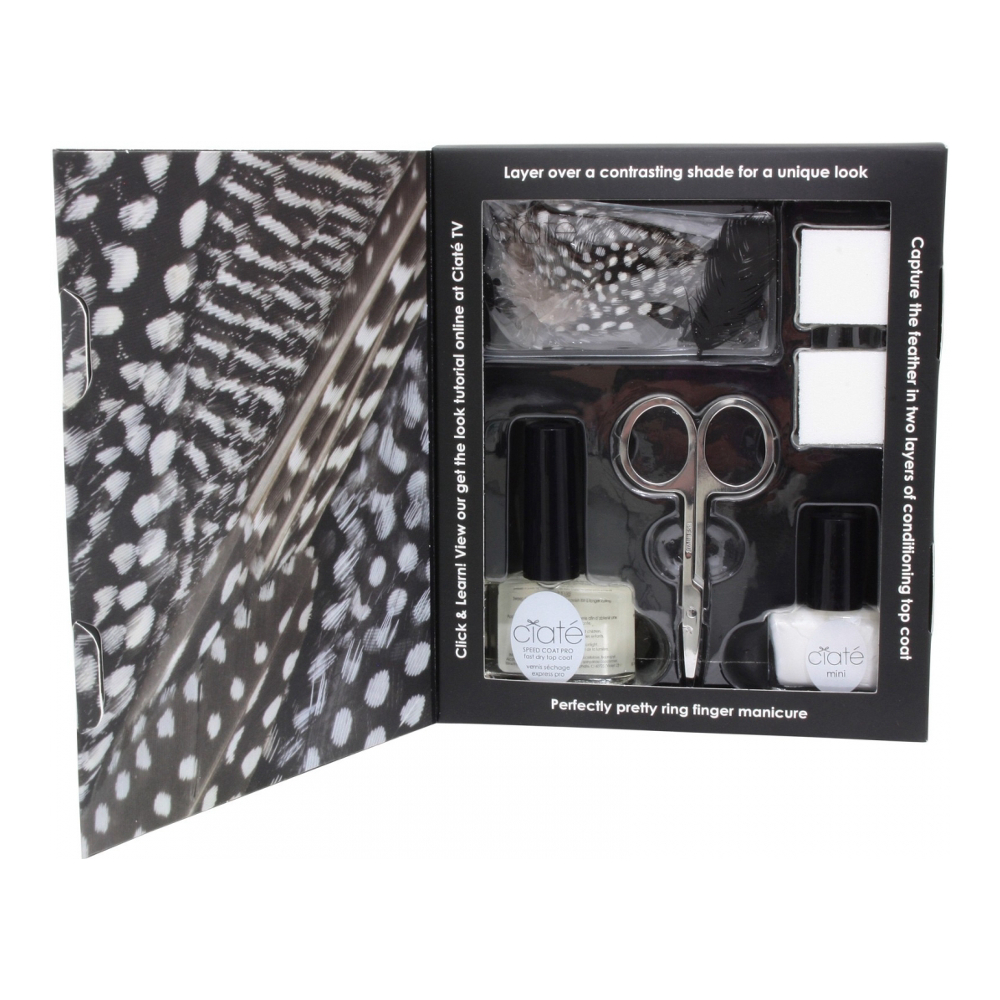 Kit Manucure 'Feathered' - What A Hoot 4 Pièces