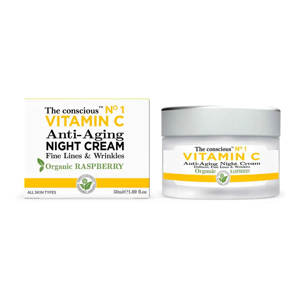 'Vitamin C Organic Raspberry' Anti-Aging Night Cream - 50 ml