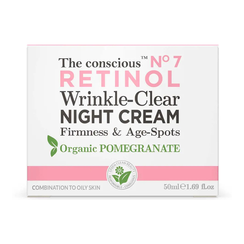 'Retinol Wrinkle-Clear Organic Pomegranate' Night Cream - 50 ml