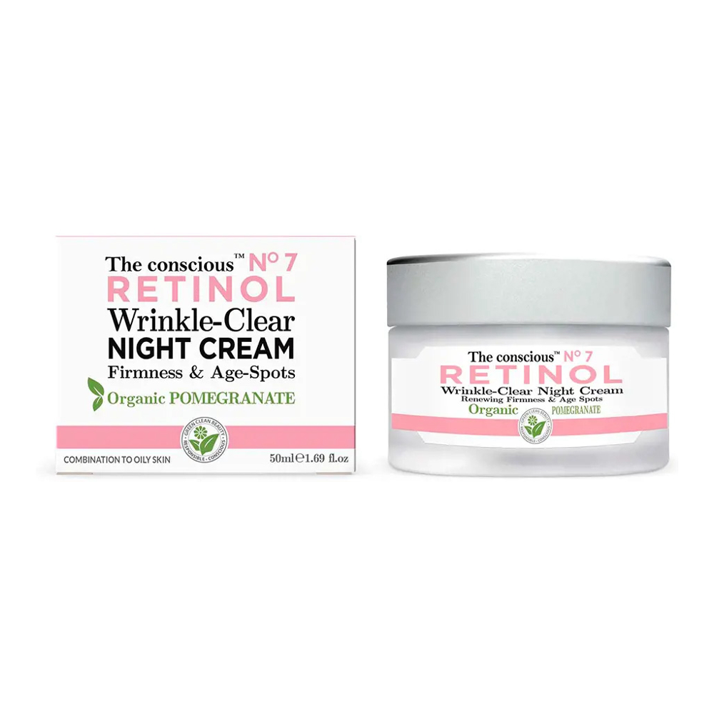 'Retinol Wrinkle-Clear Organic Pomegranate' Night Cream - 50 ml