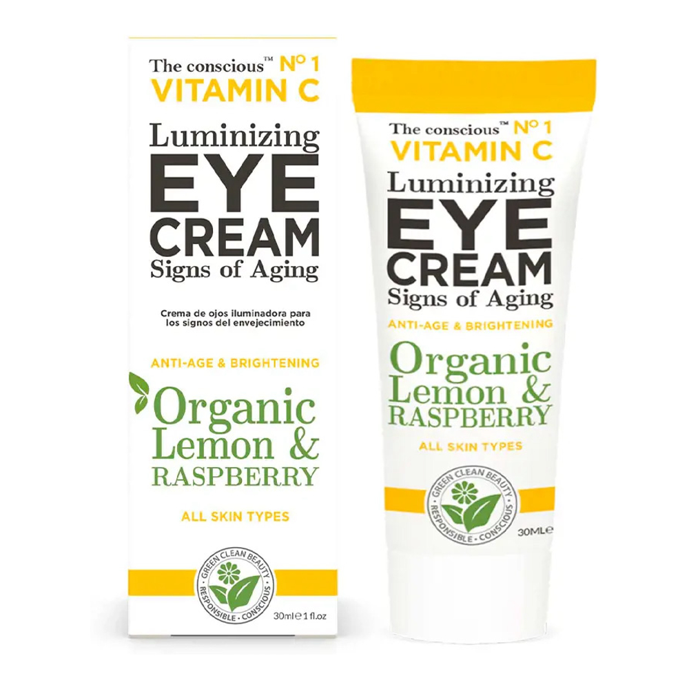 'Vitamin C Luminizing Organic Lemon & Raspberry' Eye Cream - 30 ml