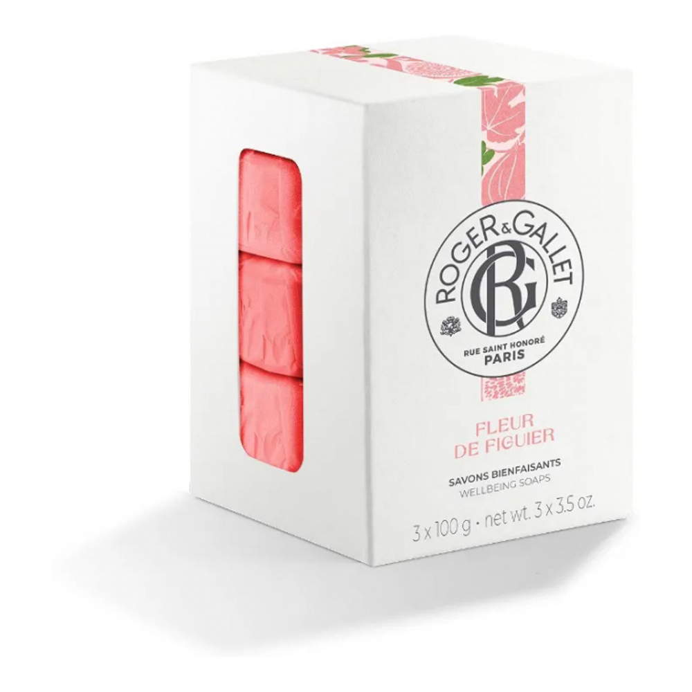 Savon parfumé 'Fleur De Figuier' - 100 g, 3 Pièces