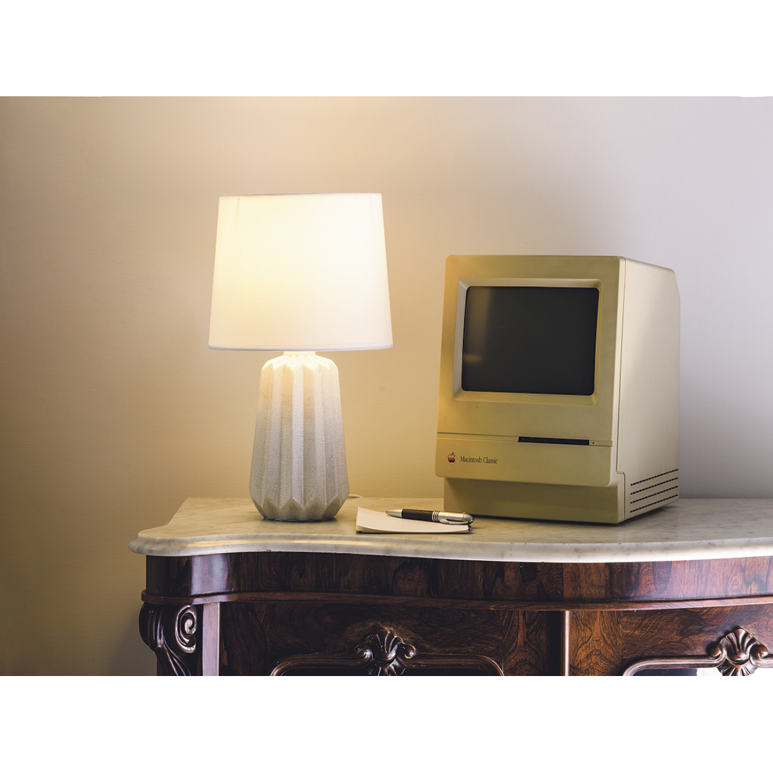 'Provenza Crackle' Lamp - 14 cm