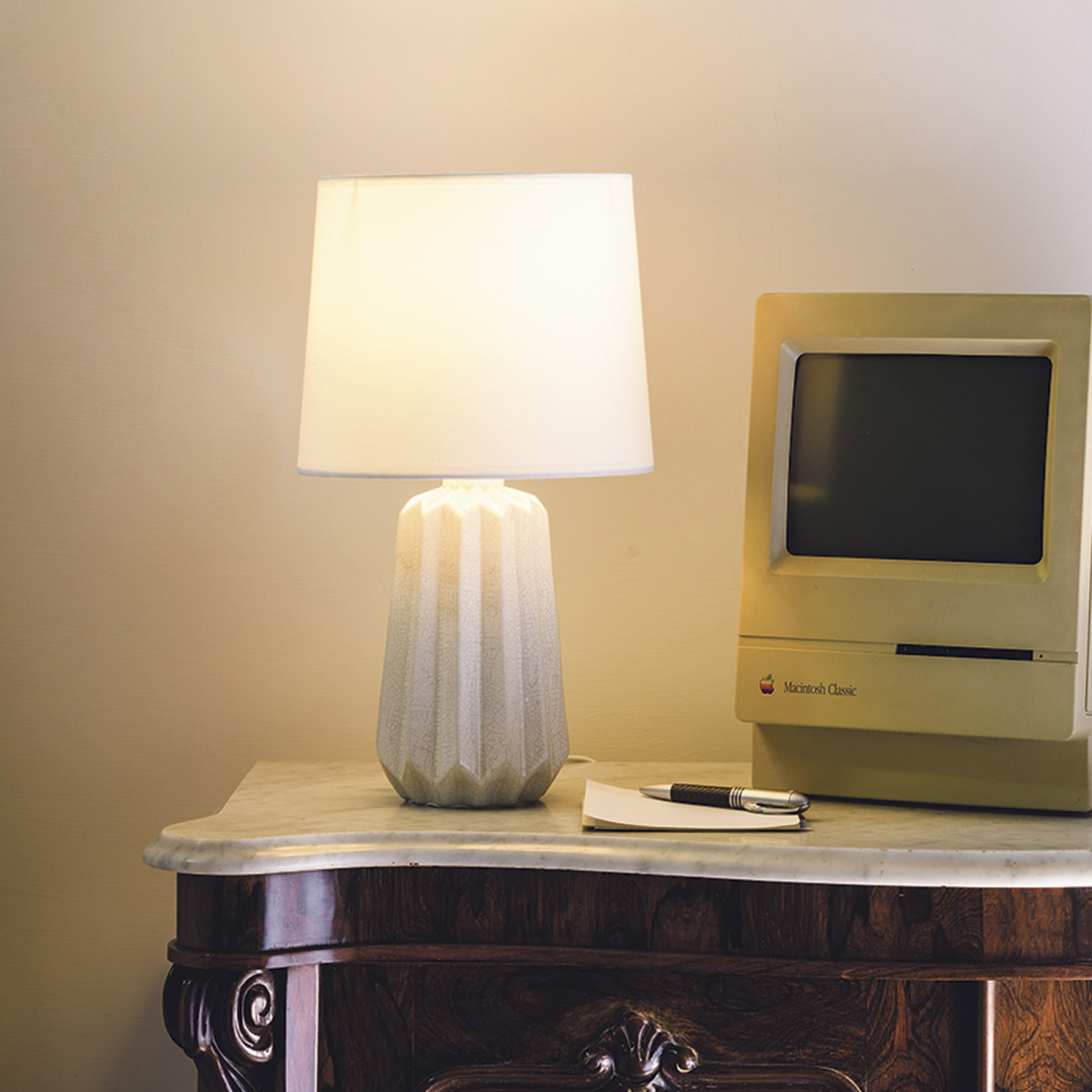 'Provenza Crackle' Lamp - 14 cm