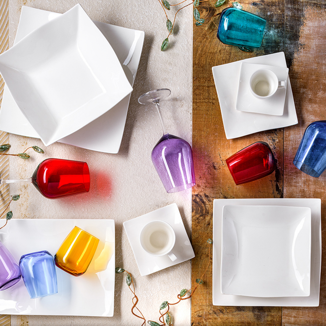 'Carambola' Glass Set - 600 ml, 12 Pieces