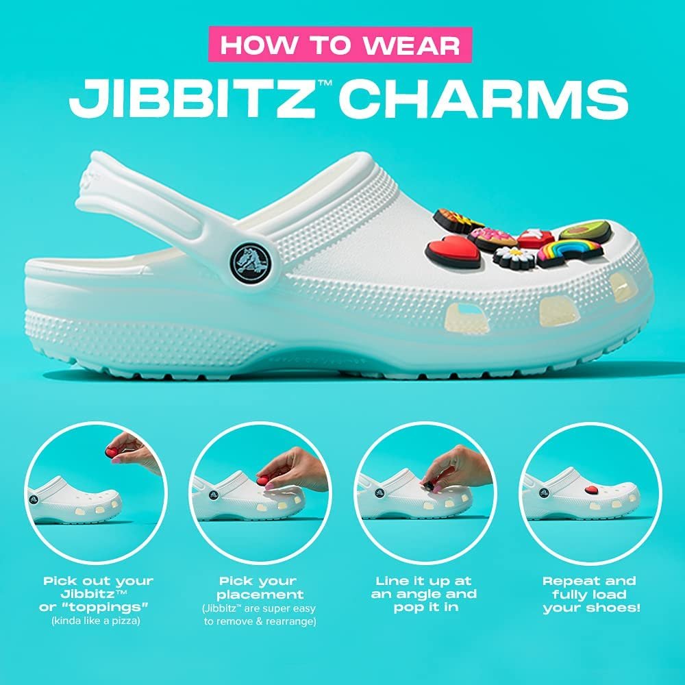 Charm 'Jibbitz' pour Hommes - 5 Pièces