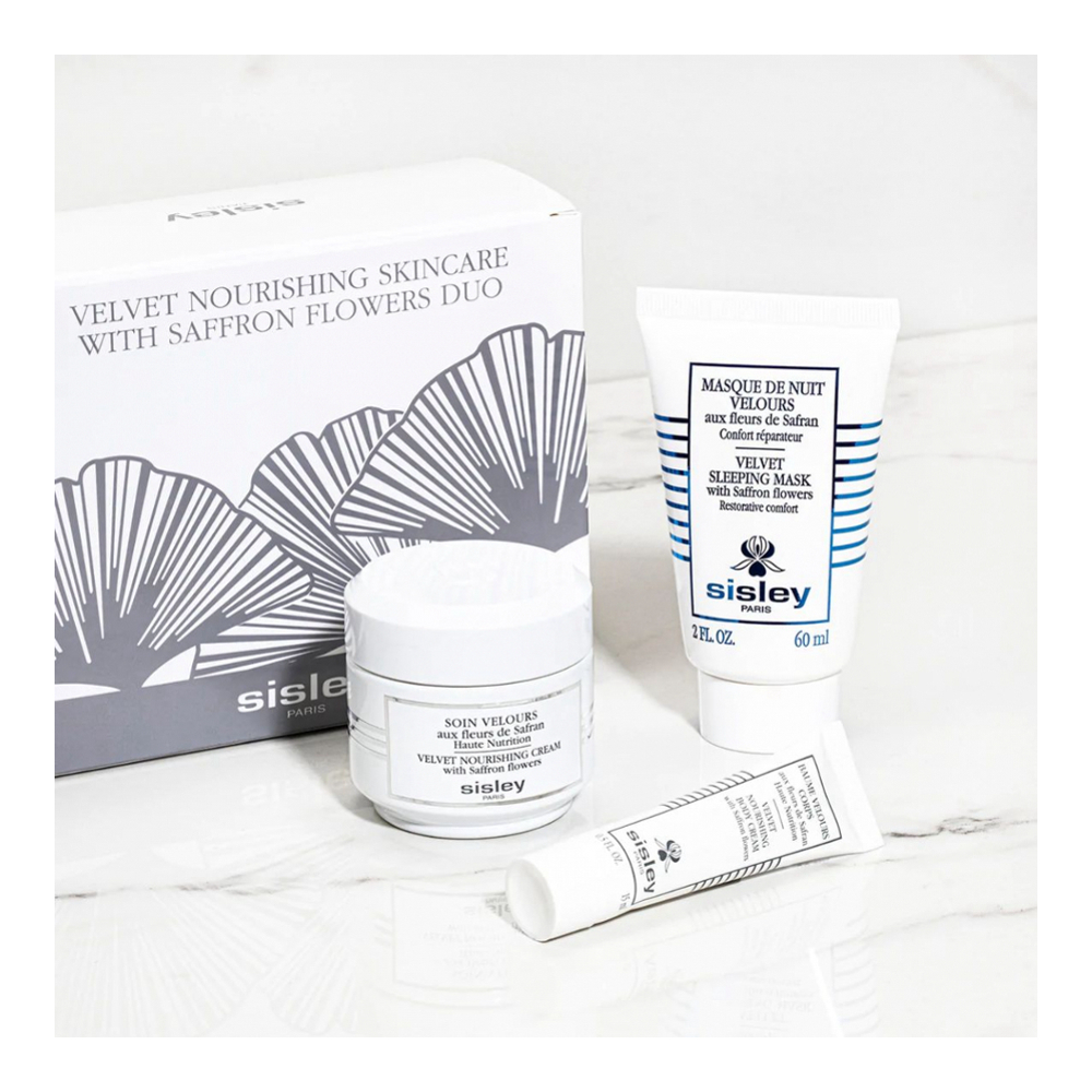 'Soin Velours Aux Fleurs de Safran' Skin & Body Care Set - 3 Pieces