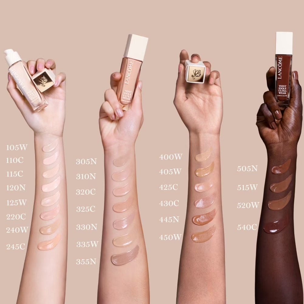 'Teint Idôle Ultra Wear Care & Glow' Foundation - 455W 30 ml