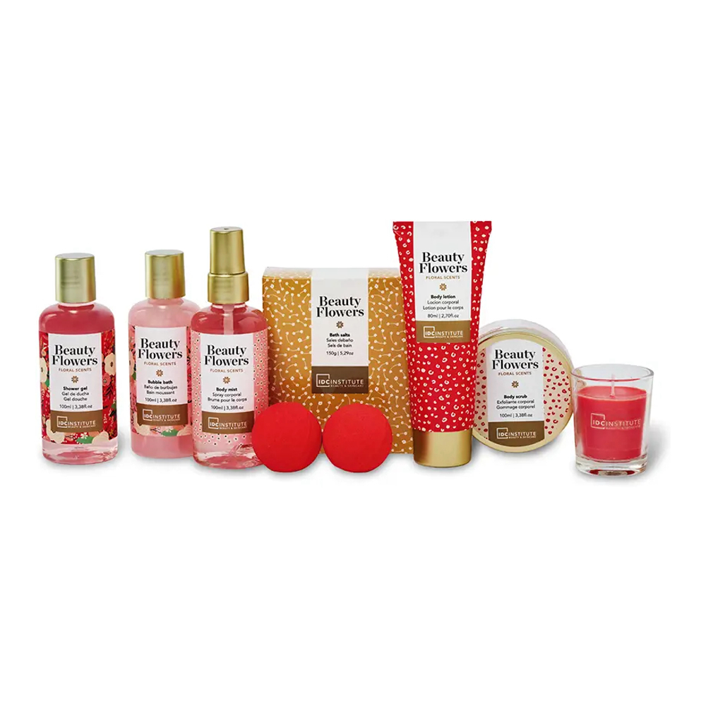 'Scented Flowers' Body Care Set - 9 Pieces