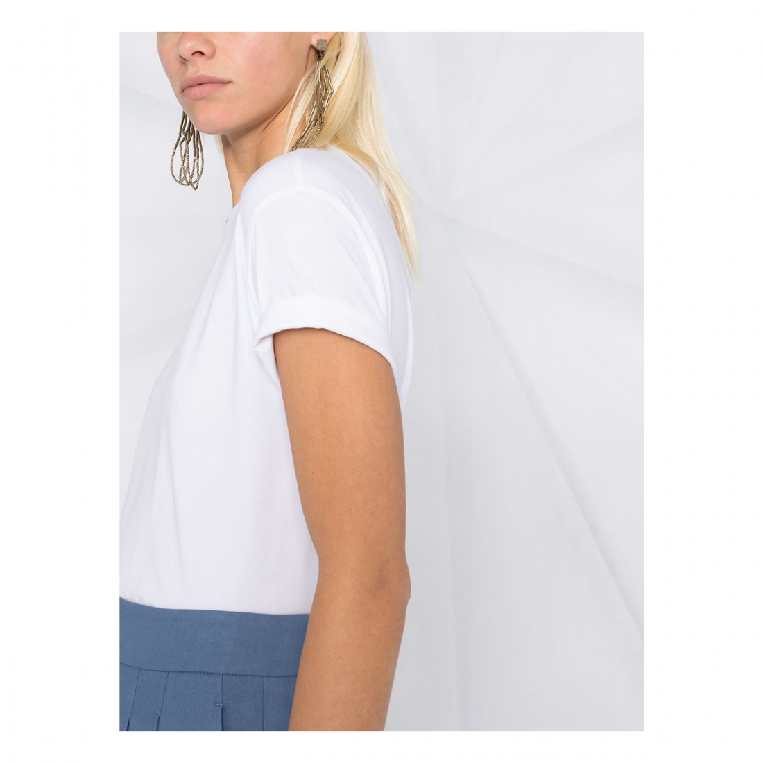 T-shirt 'Monili Chain Embellished' pour Femmes