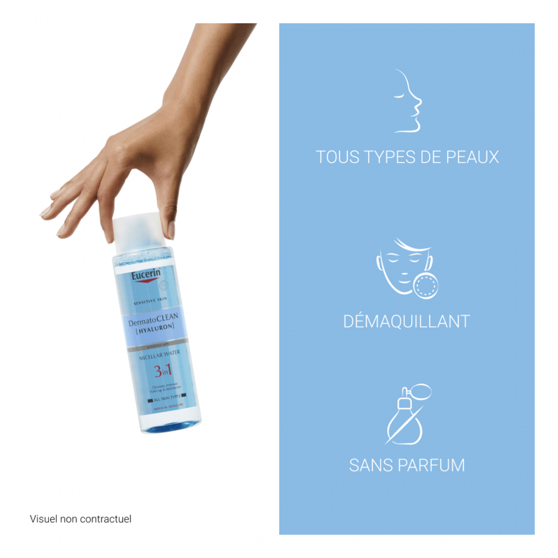 Dermatoclean [Hyaluron] Lotion Micellaire 3 En 1 - 400 ml