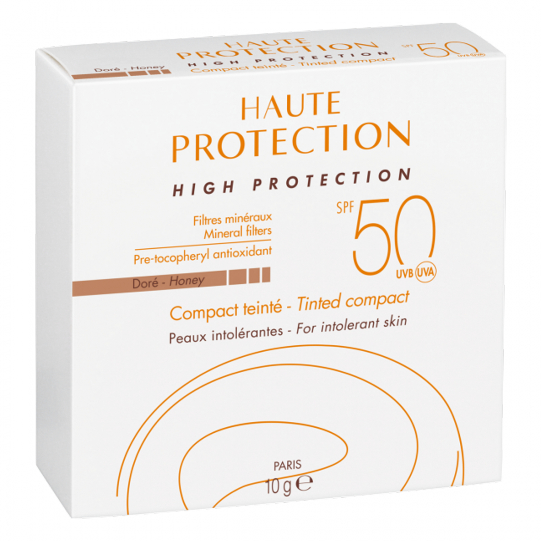 Haute Protection Compact Teinté SPF50 - Doré Golden 10 g