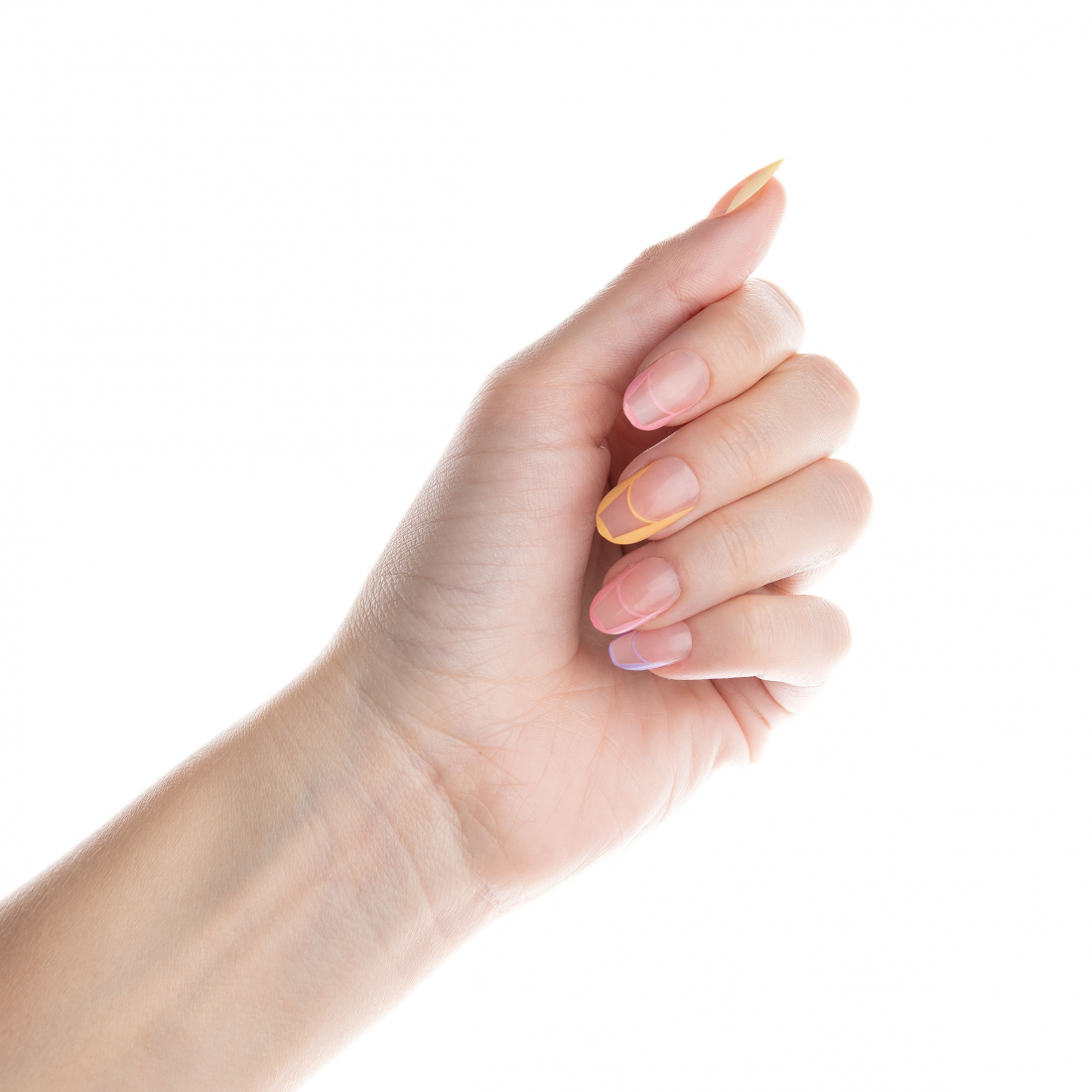 Faux Ongles 'Oval Beach Babe' -24 Pièces