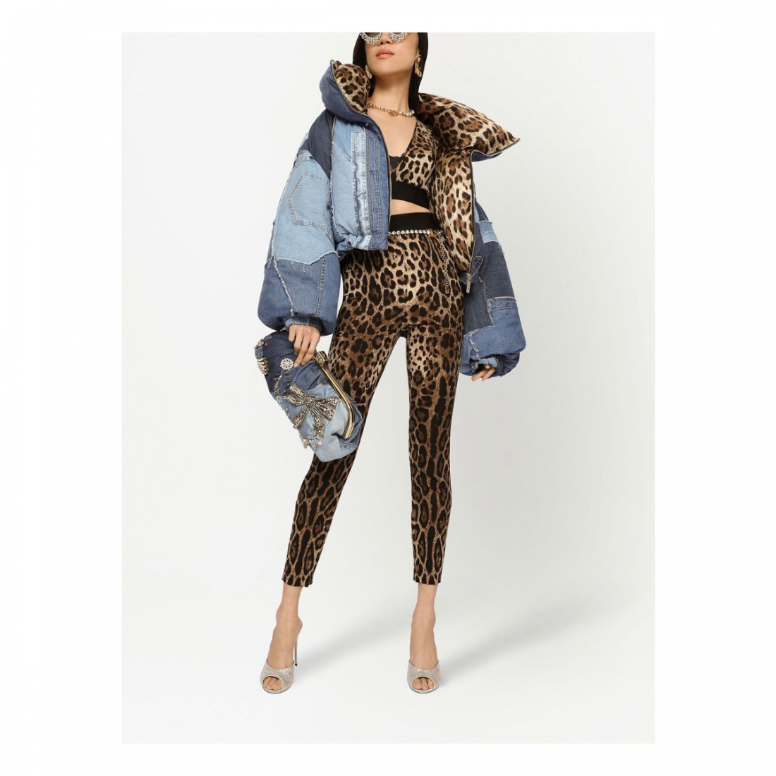 Women's 'Leopard' Crop Top