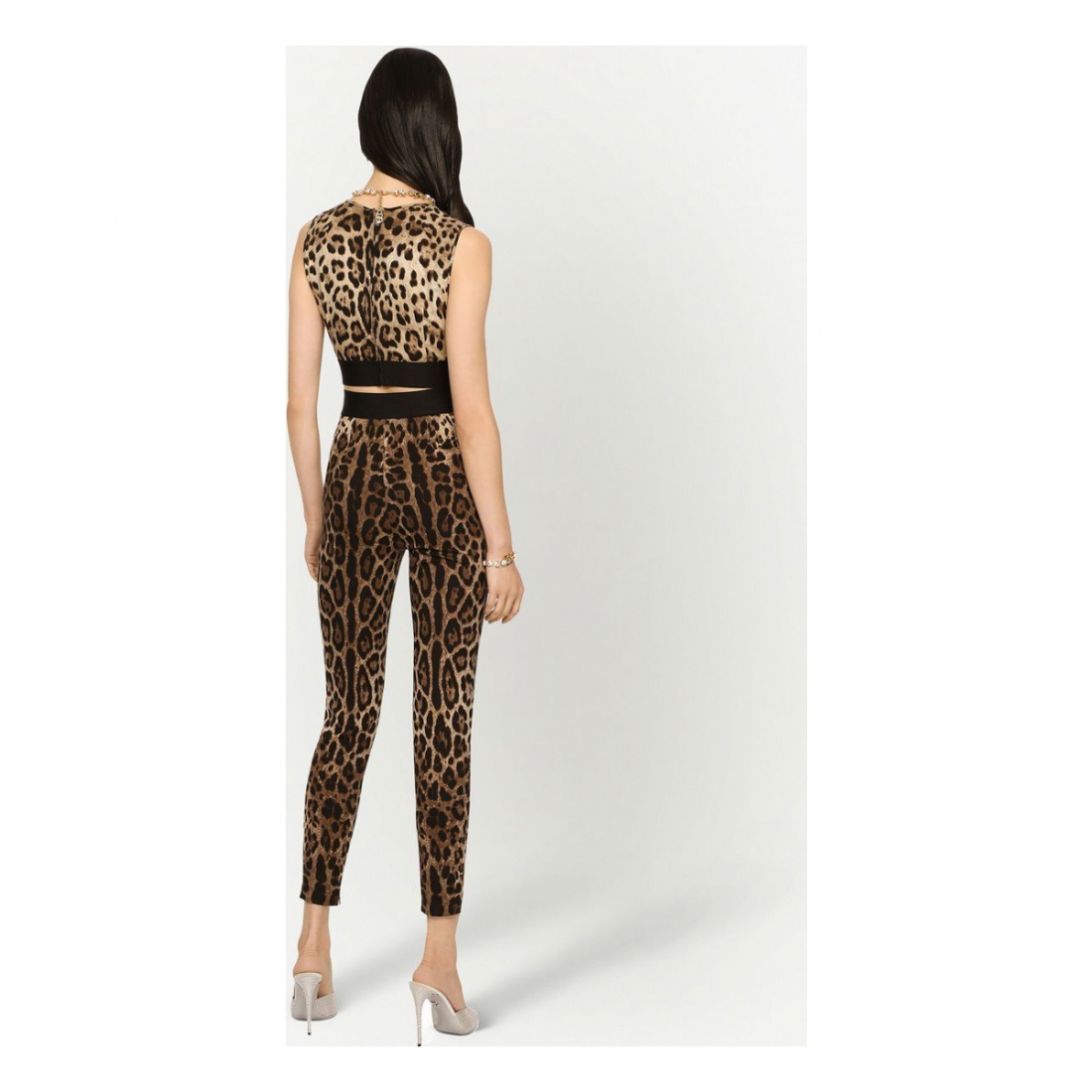 Women's 'Leopard' Crop Top