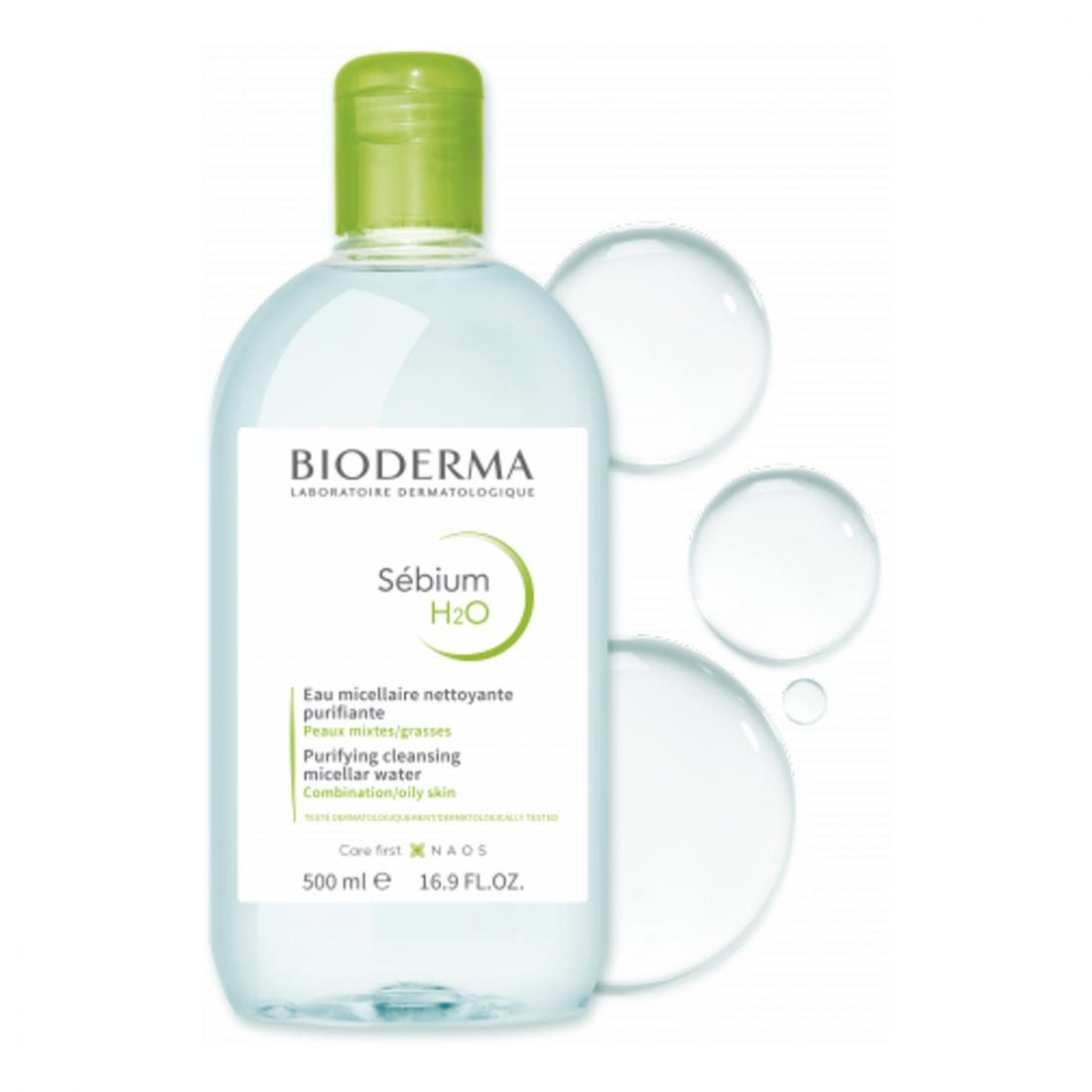 'Sébium H2O' Micellar Water - 500 ml, 2 Pieces