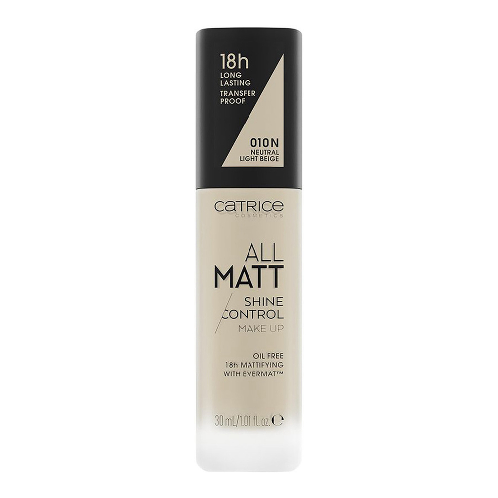 Fond de teint 'All Matt Shine Control Makeup' - 010N Neutral Light Beige 30 ml