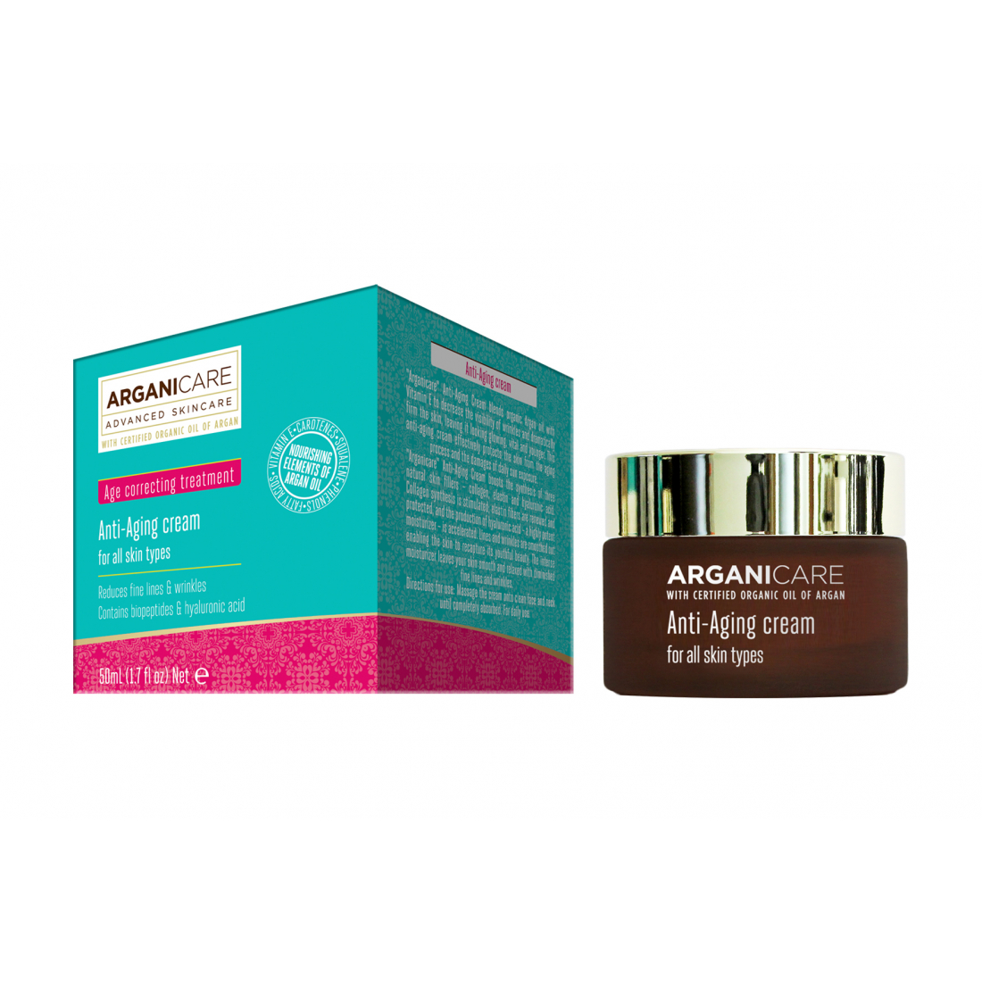 'Crème Anti-Âge Visage' - 50 ml