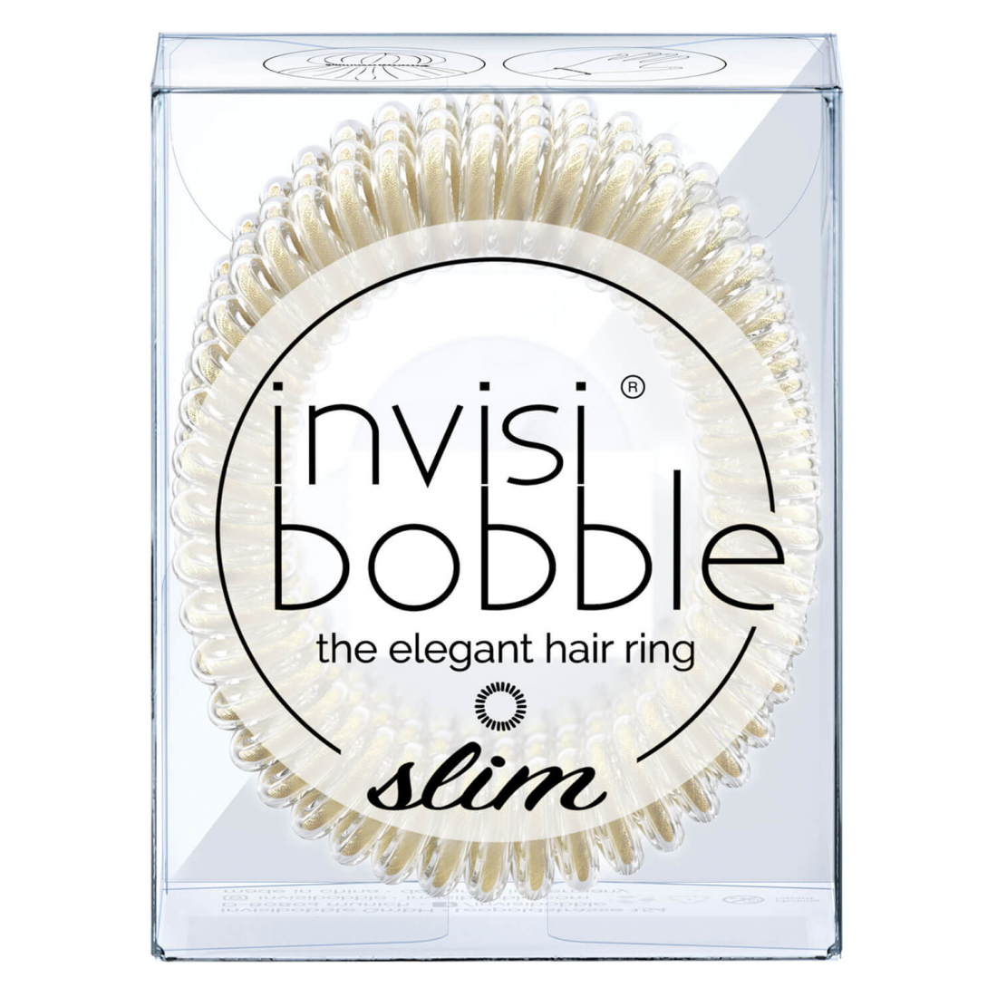 Élastique 'Invisibobble Slim' - Stay Gold 3 Pièces