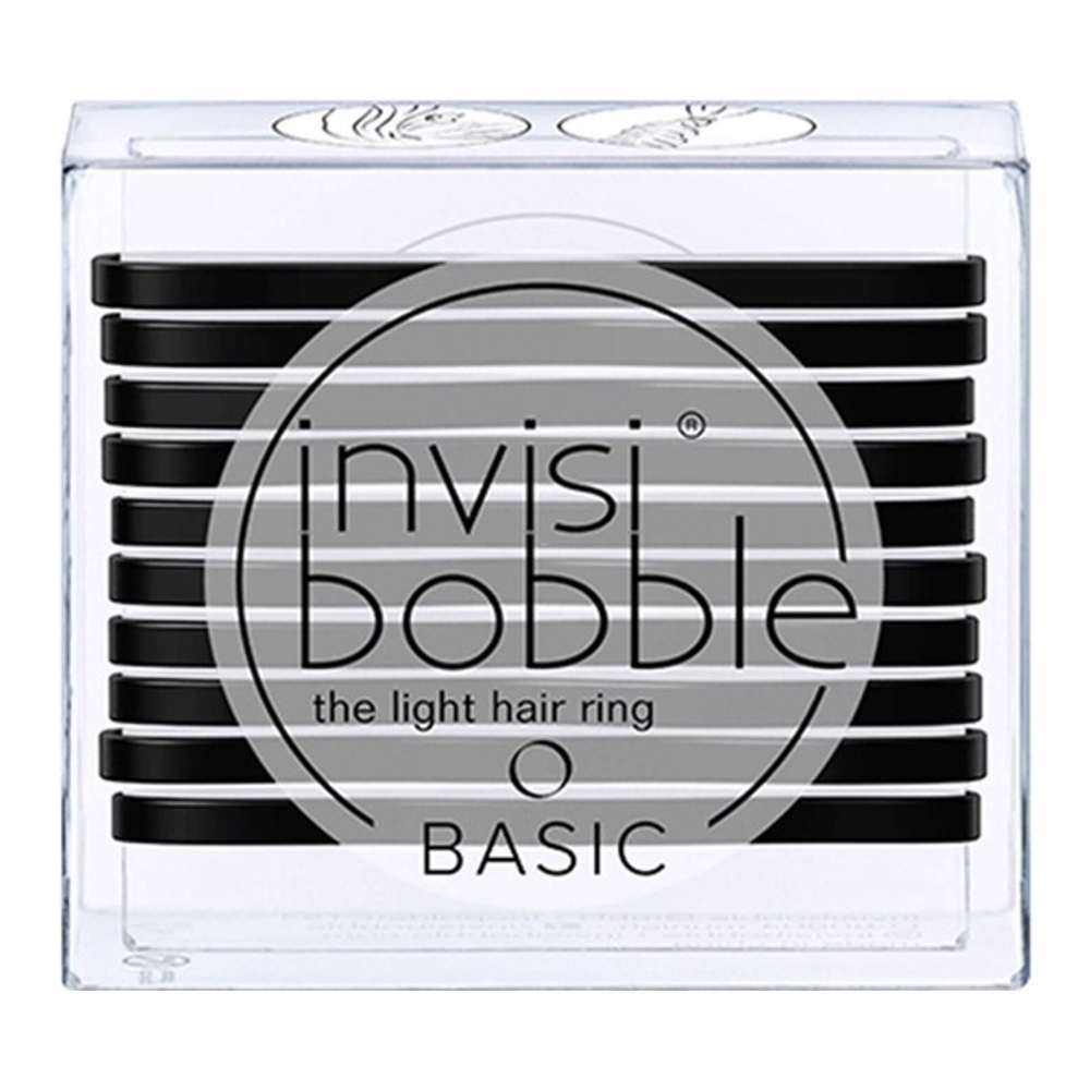 Élastique 'Invisibobble Basic' - True Black 3 Pièces