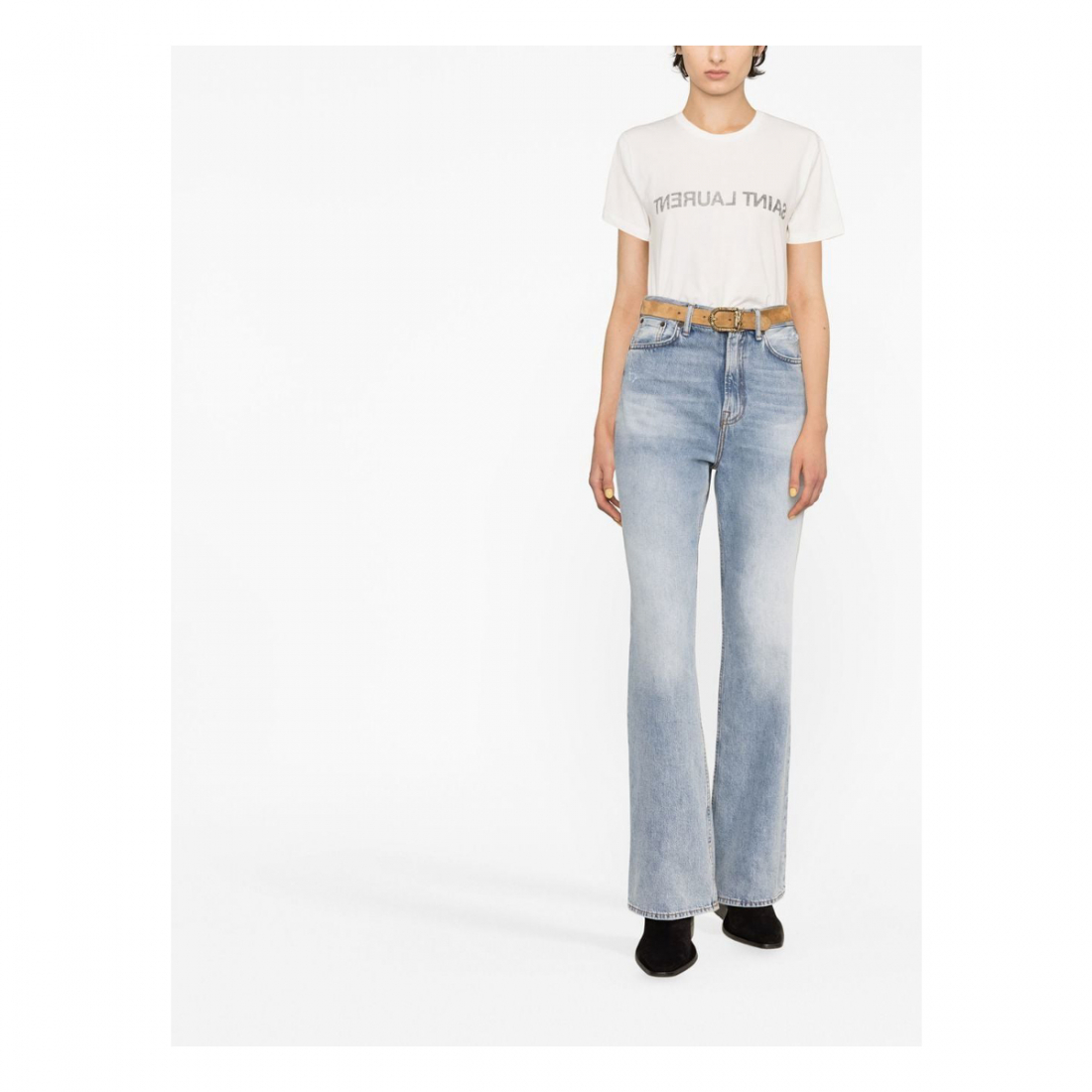 'Reverse Logo' T-Shirt für Damen