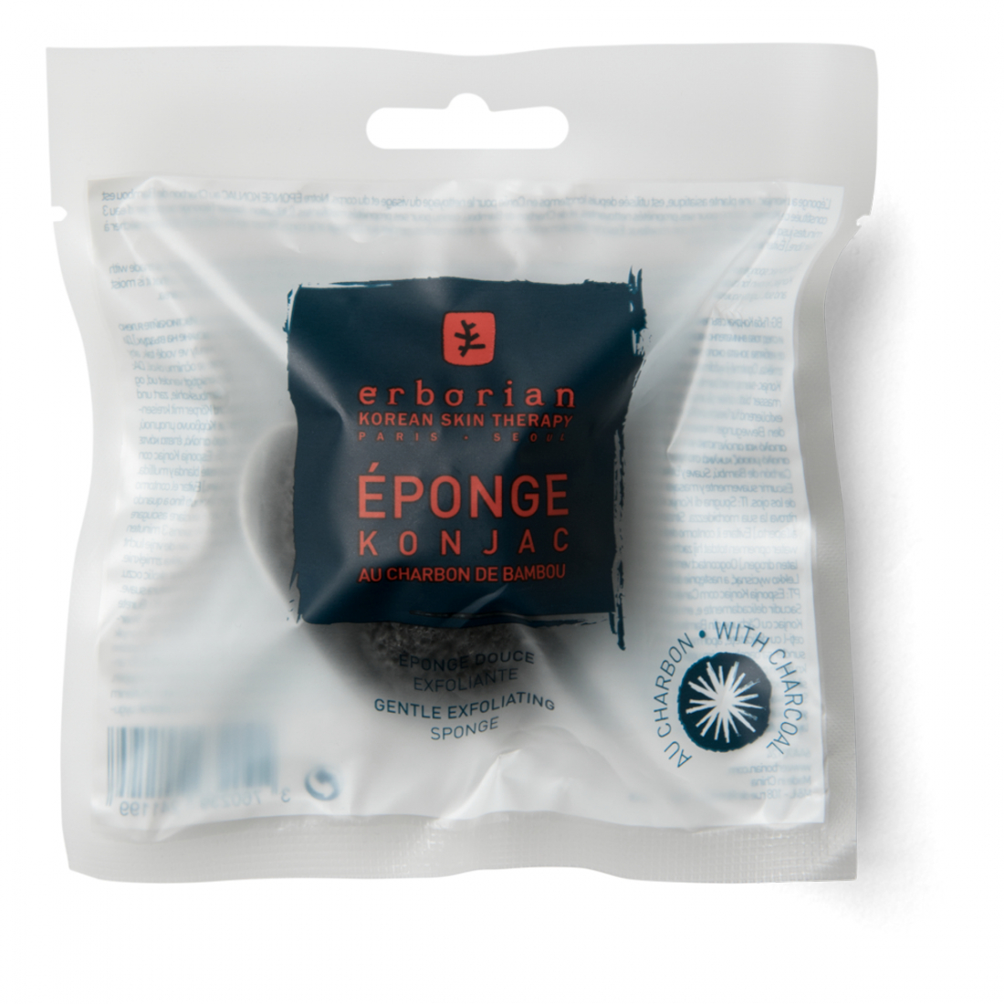 'Charbon De Bambou' Konjac Sponge