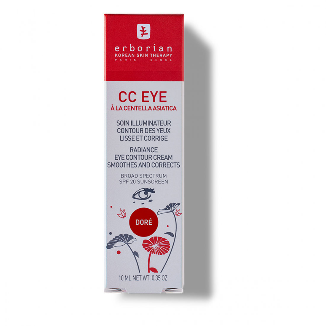'CC Soin Illuminateur Centella Asiatica' Eye Contour Cream - Doré 10 ml