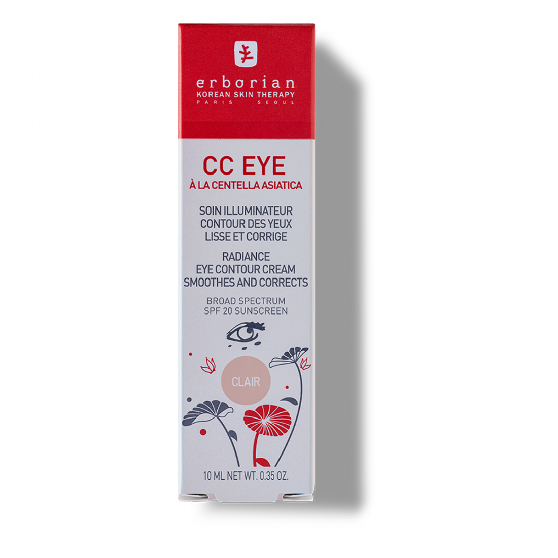 Crème contour des yeux 'CC Soin Illuminateur Centella Asiatica' - Clair 10 ml