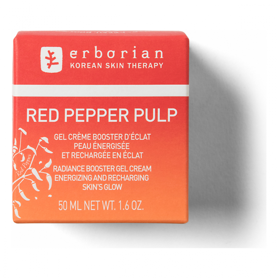 Red Pepper Pulp Soin Gel Booster D'Éclat Au Piment Doux - 50 ml