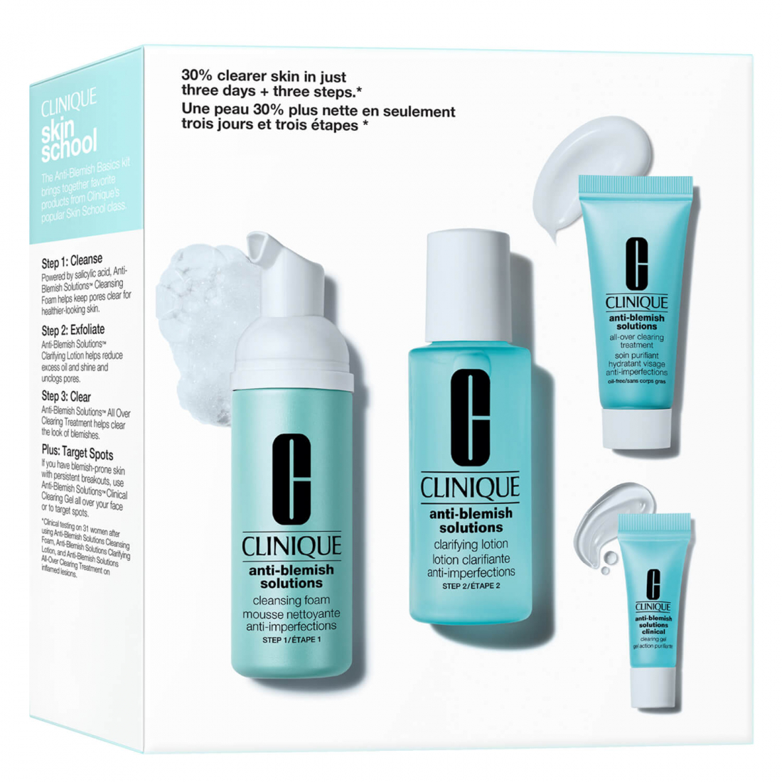 Traitement des imperfections '3 Step Kit' - 4 Pièces