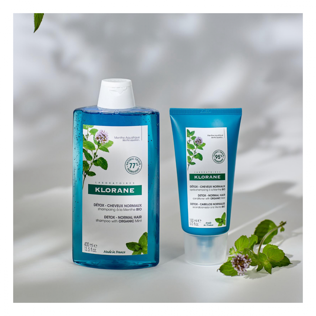 'La Menthe Aquatique Bio Detox' Shampoo - 400 ml