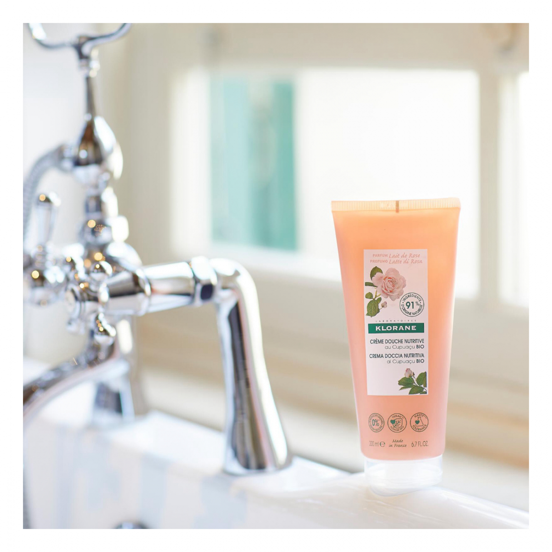 'Lait De Rose' Shower Cream - 200 ml