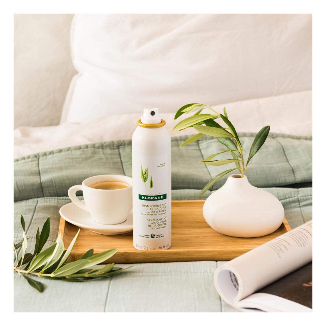 Shampoing Sec Au Lait D'Avoine - 150 ml, 2 Pièces