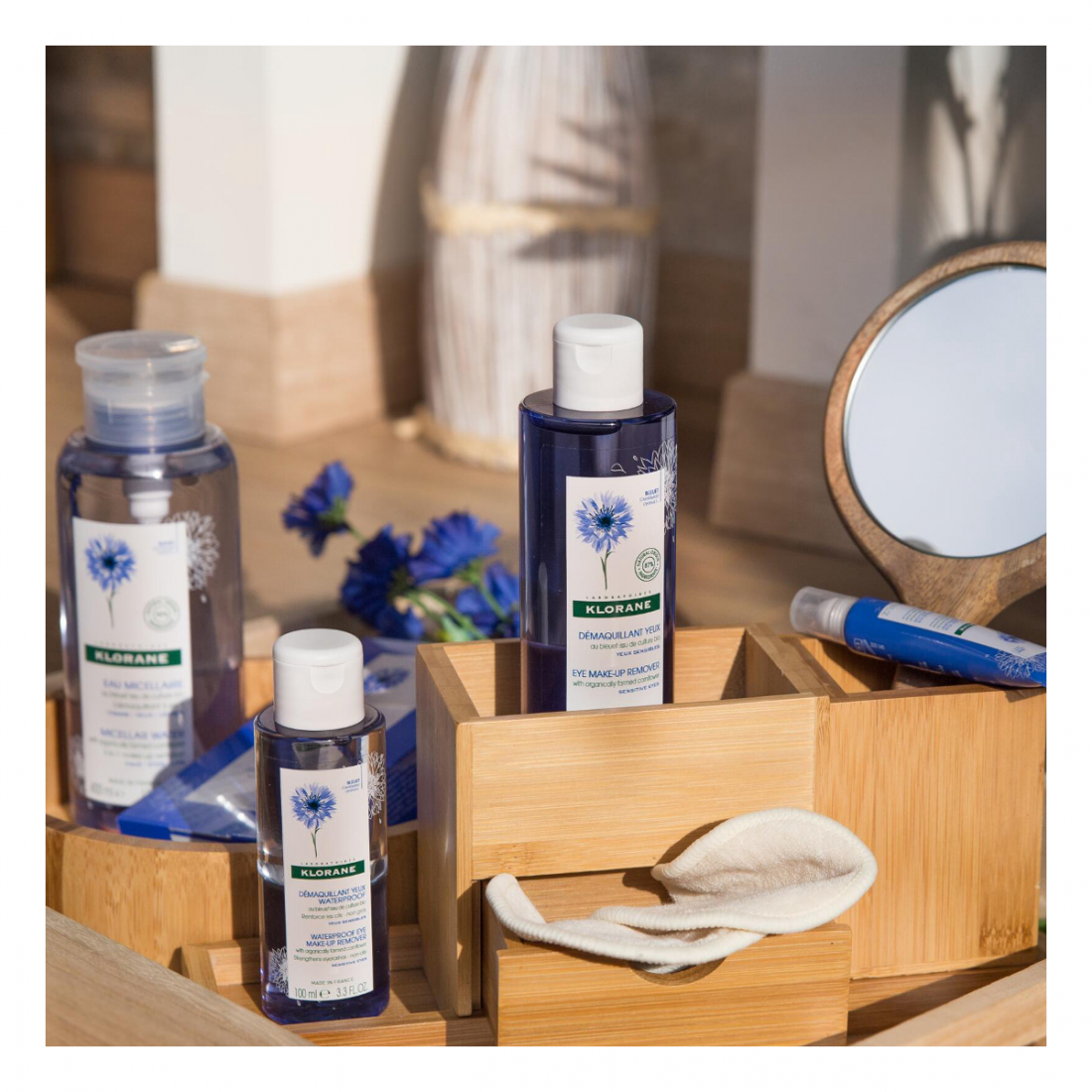 'Au Bleuet BIO' Eye Makeup Remover - 200 ml, 2 Pieces