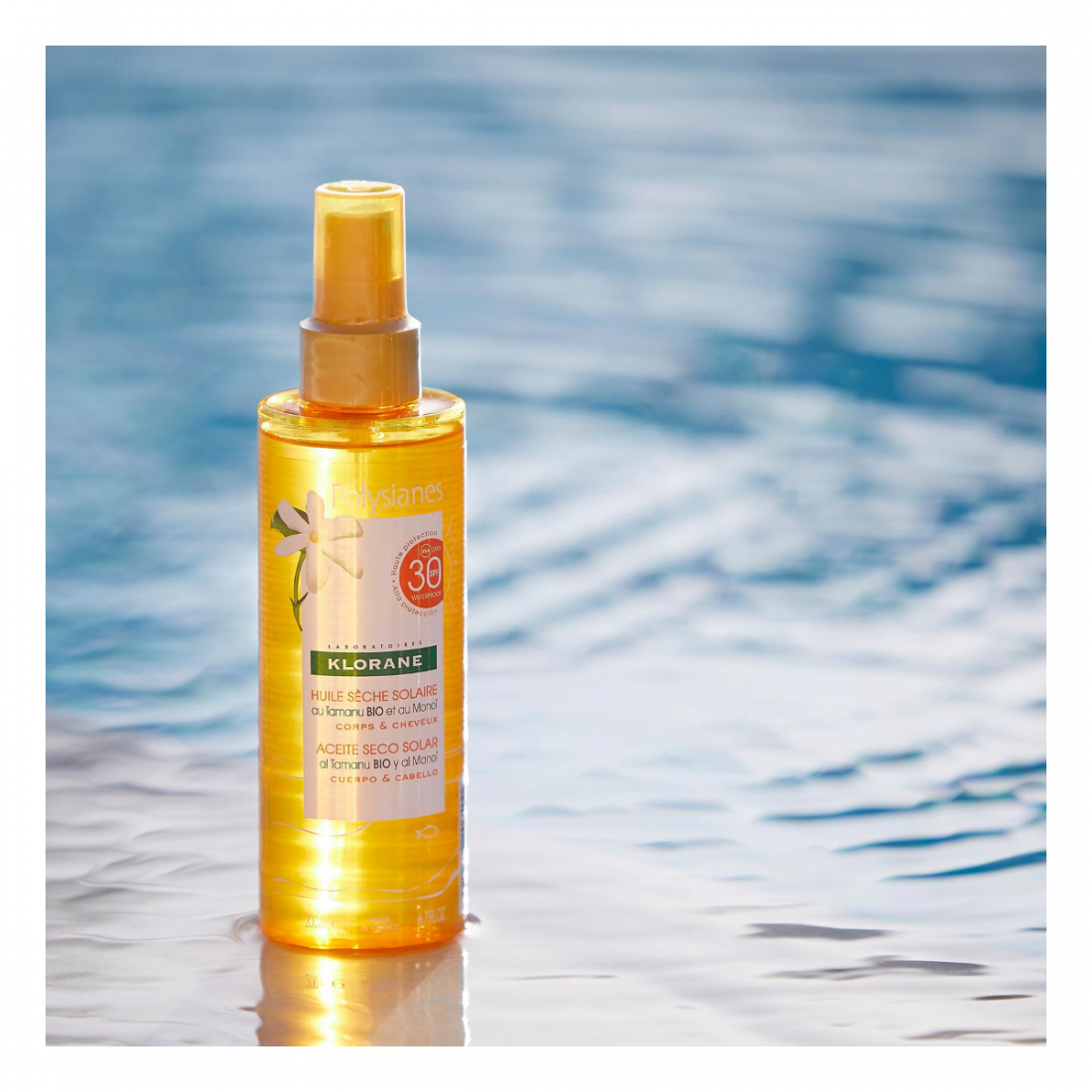 'Polysianes Au Monoï et Tamanu BIO SPF30' Dry Oil - 200 ml
