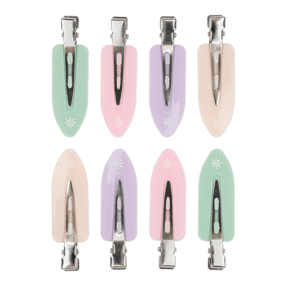 Set de barrettes à cheveux 'No Crease' - 8 Pièces