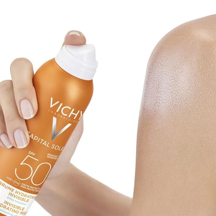 Set de soins solaires 'Brume Hydratante Invisible SPF50 + Lait Apaisant Après-soleil' - 2 Pièces