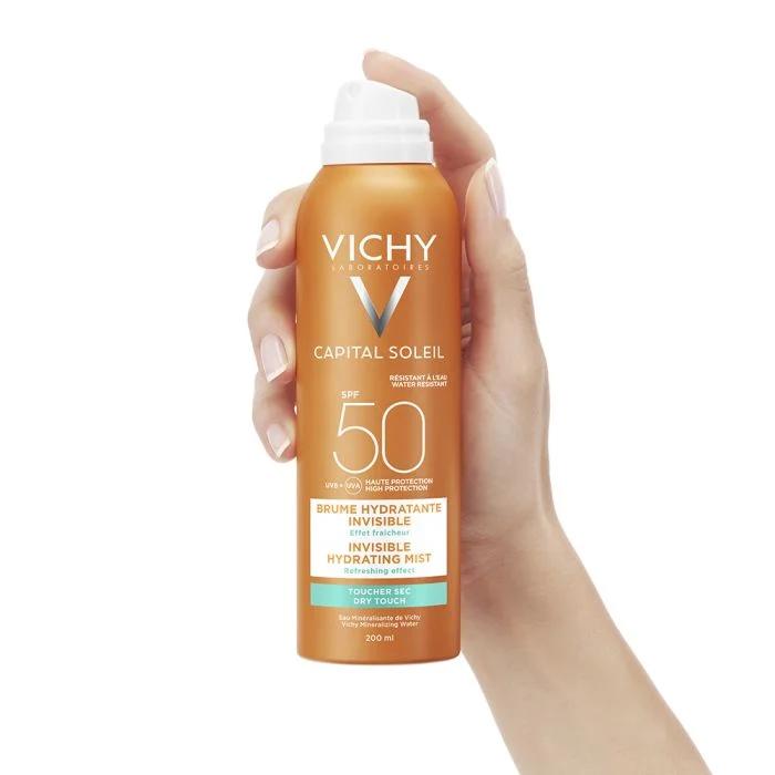 Set de soins solaires 'Brume Hydratante Invisible SPF50 + Lait Apaisant Après-soleil' - 2 Pièces